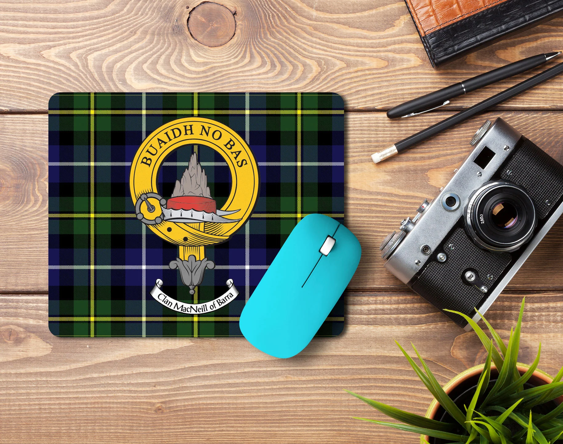 MacNeil Clan Crest Mouse Pad