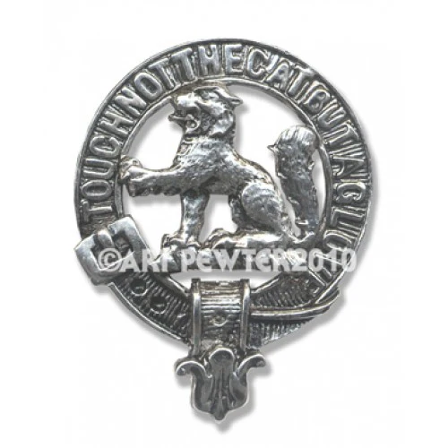 MacPherson Pewter Clan Crest Buckle For Kilt Belts - Image 2