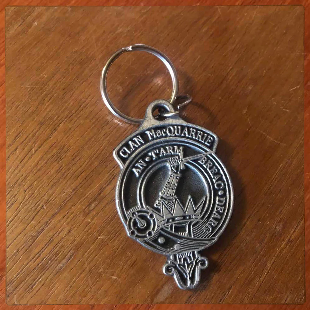 MacQuarrie Metal  Keyring