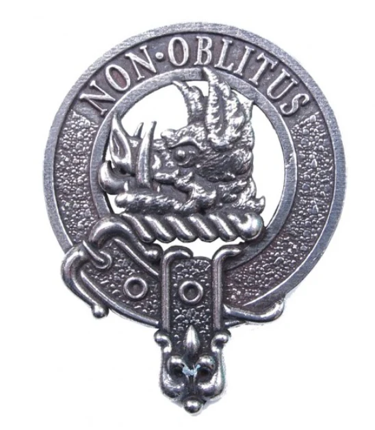MacTavish Clan Crest Badge in Pewter - Image 2