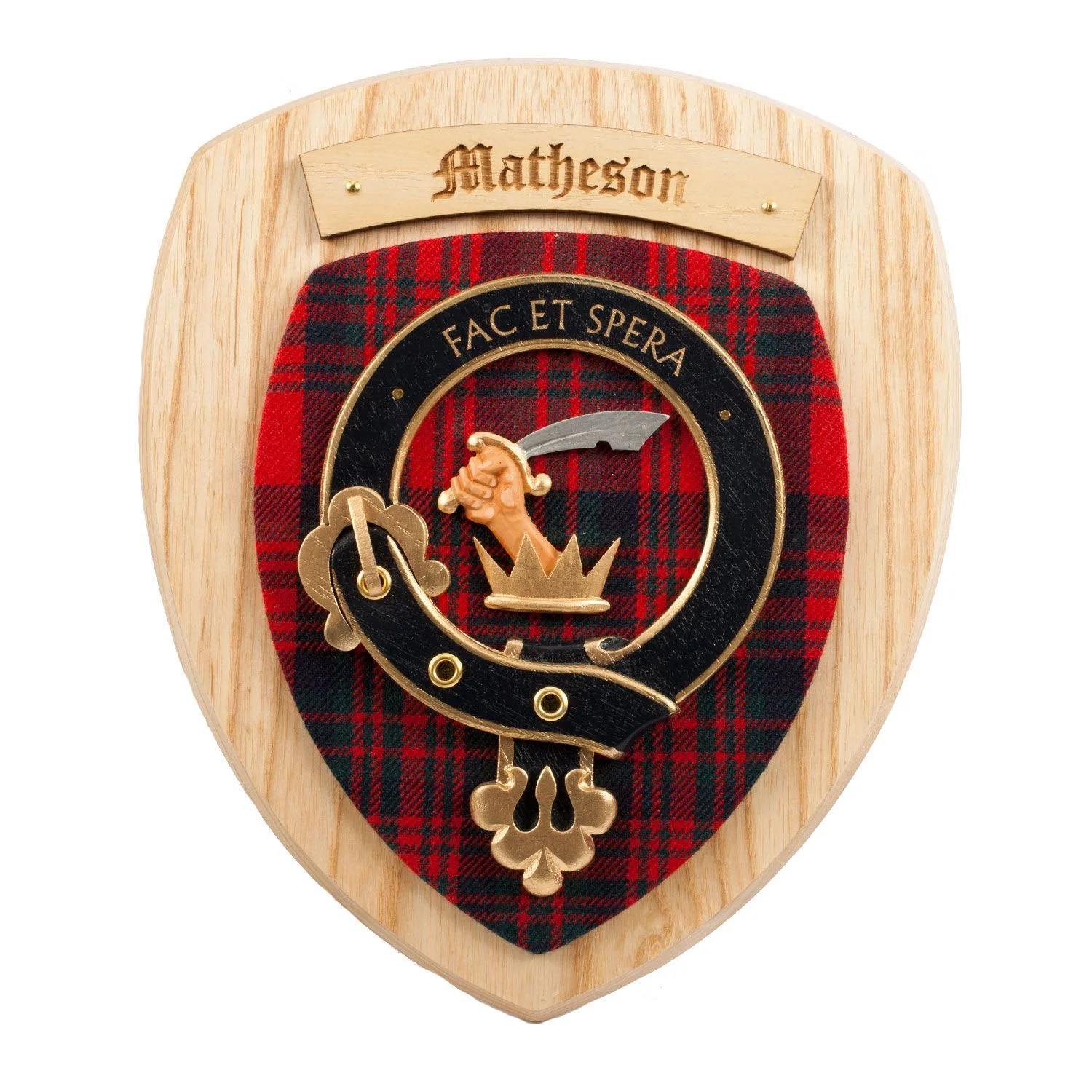 Matheson Clan Crest Plaque