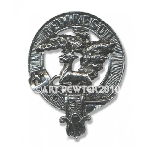 Maxwell Pewter Clan Crest Buckle For Kilt Belts - Image 2