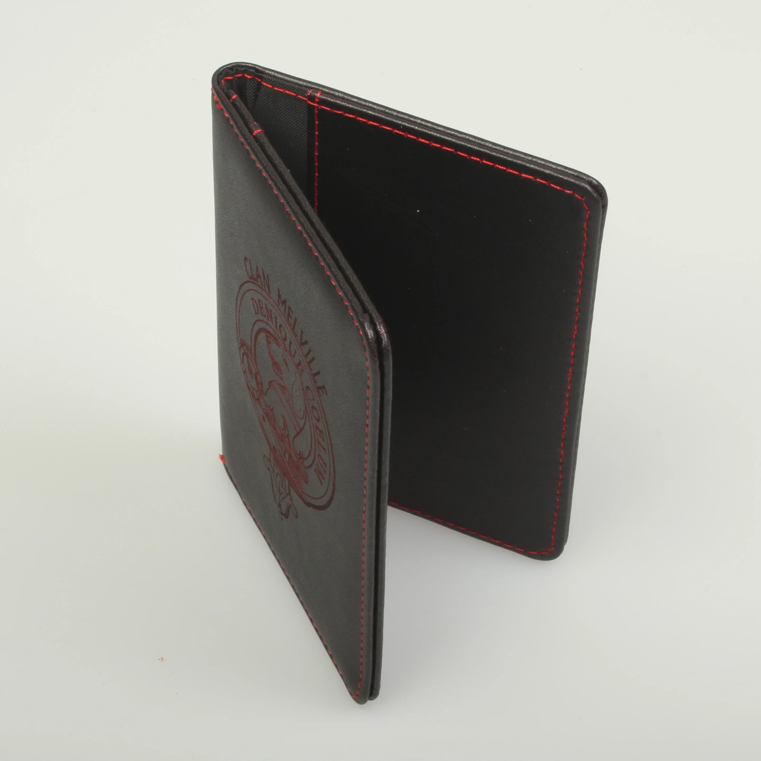 Melville Clan Crest Leather Passport Cover - Image 3