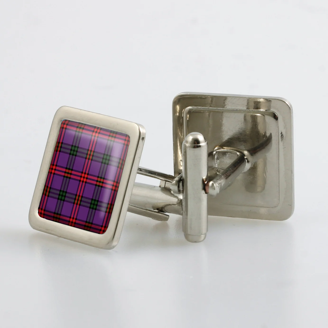 Montgomery Modern Tartan Cufflinks - Choose Your Shape
