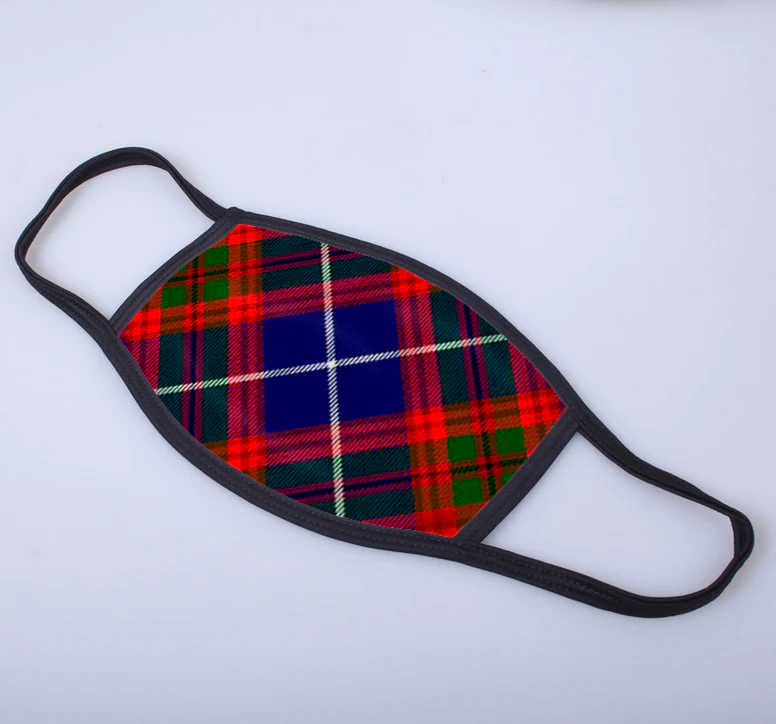 Newton Tartan Printed Face Mask.