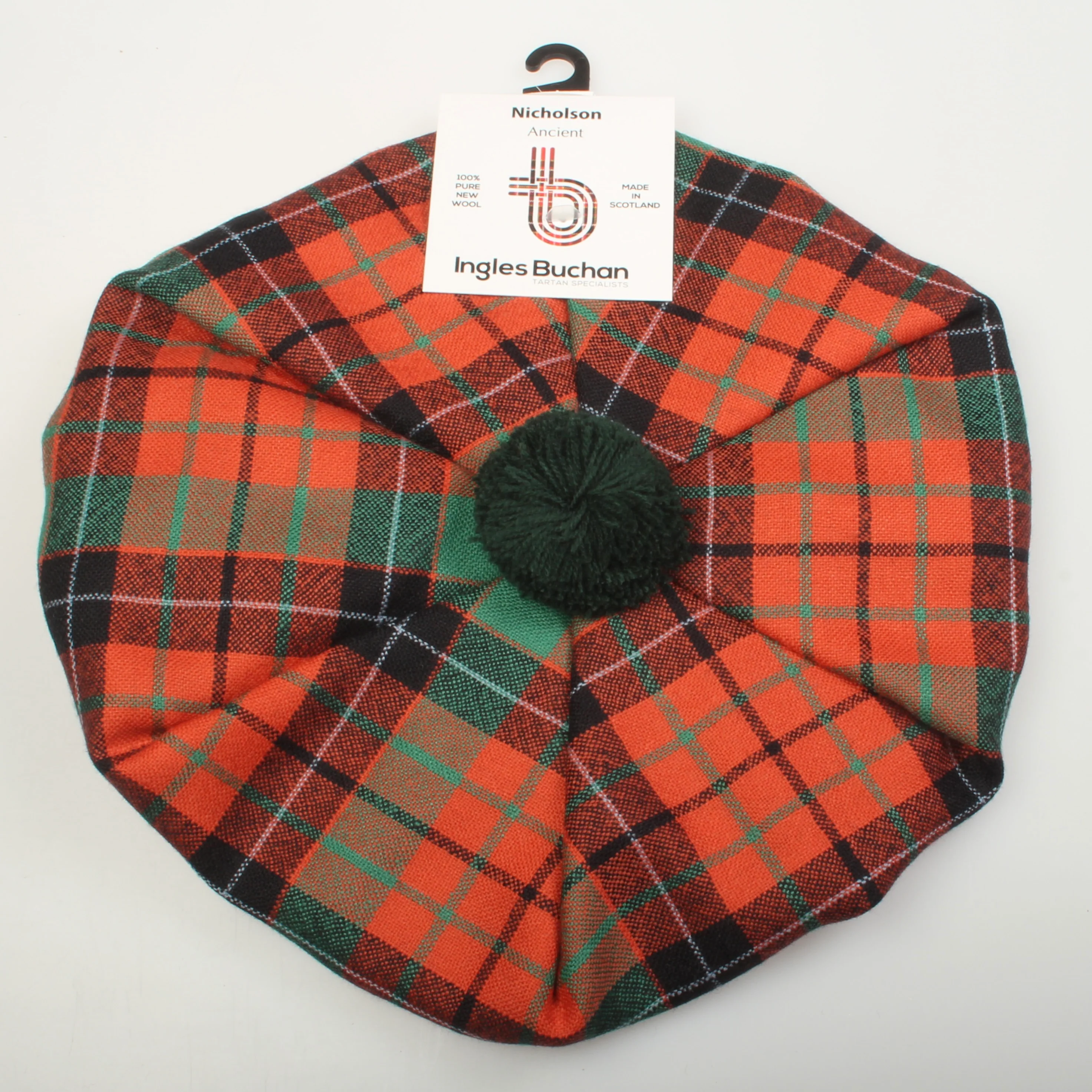 Nicholson Modern Wool Tartan Tam - Image 2