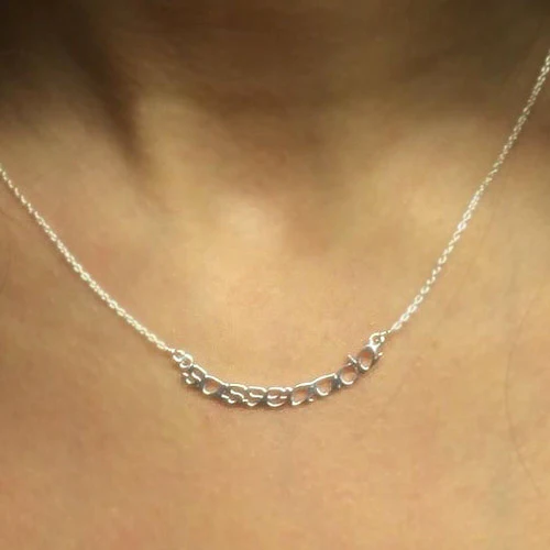 Outlander Inspired Sassenach Silver Necklace - Image 2