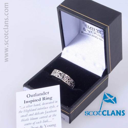 Outlander Inspired Silver Ring - Image 3