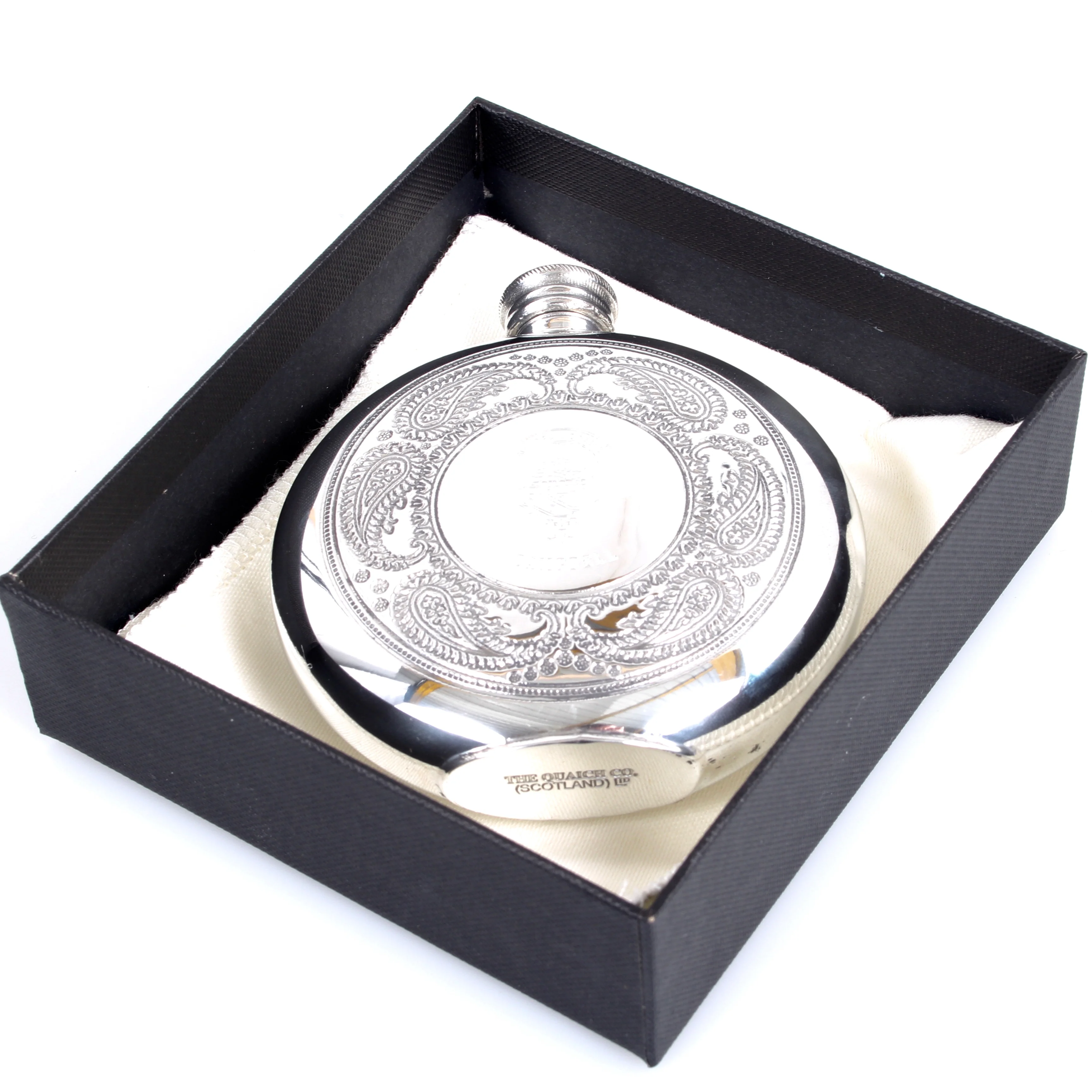 Paisley Pattern Clan Crest Sporran Flask - Image 3