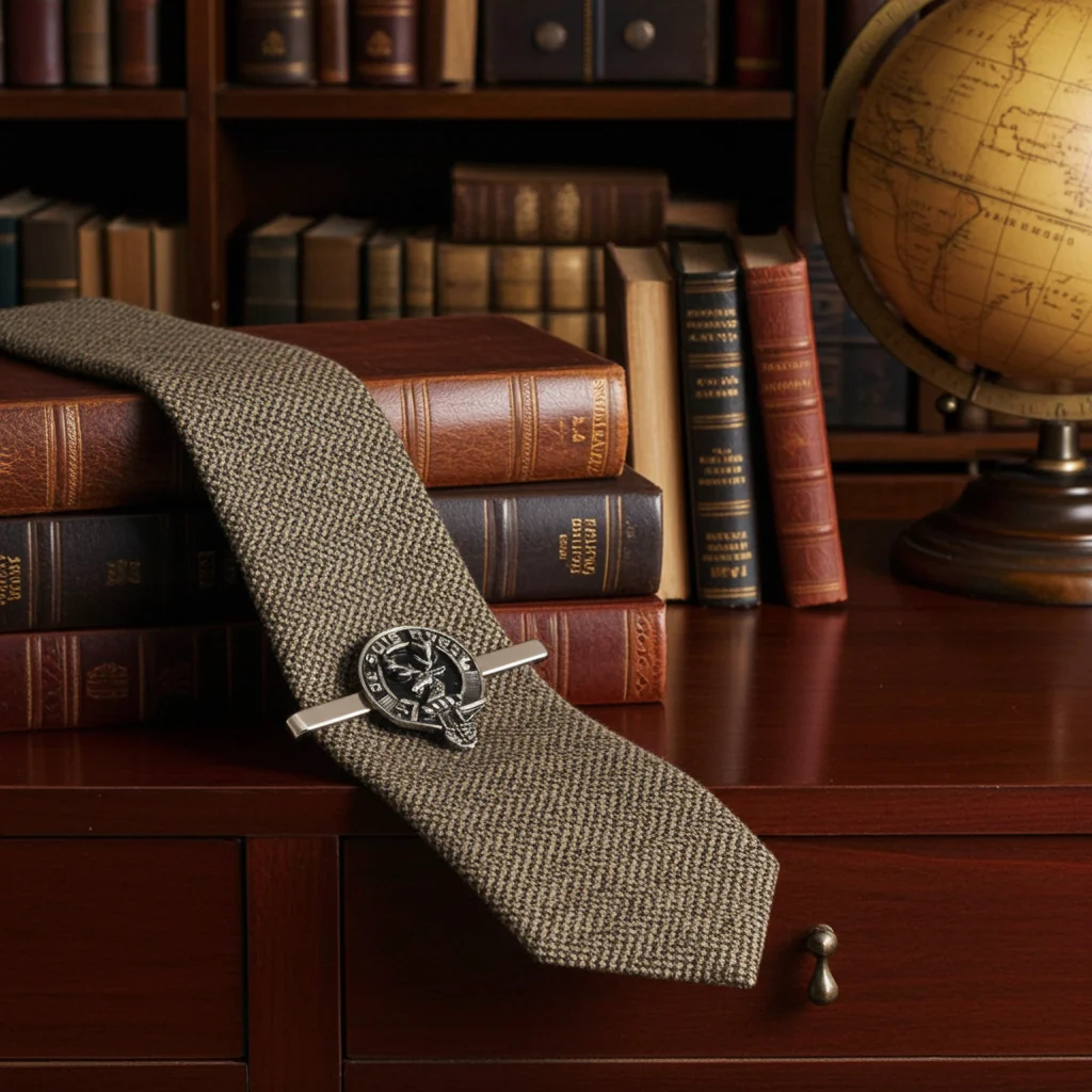 Pewter Clan Crest Pewter Tie Slide - Image 3