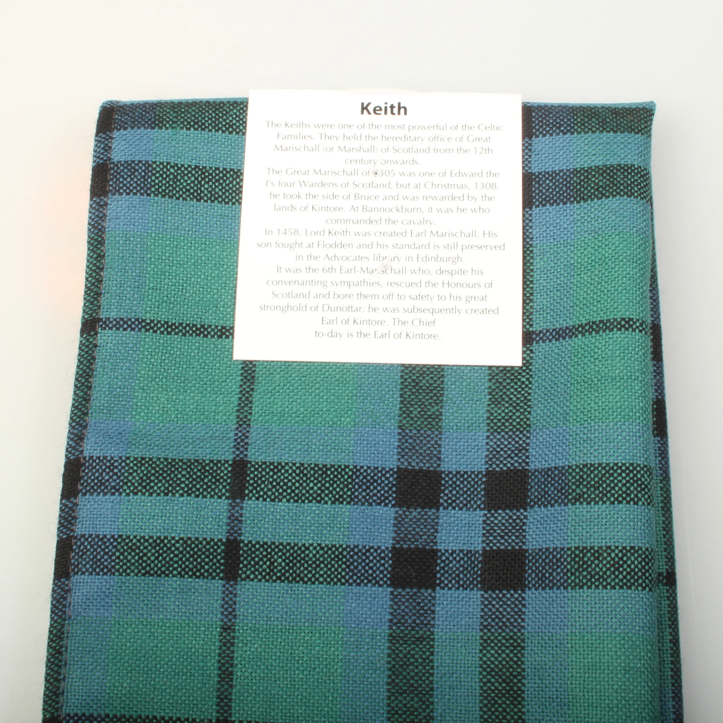 Pocket Square in Keith Ancient Tartan. - Image 2