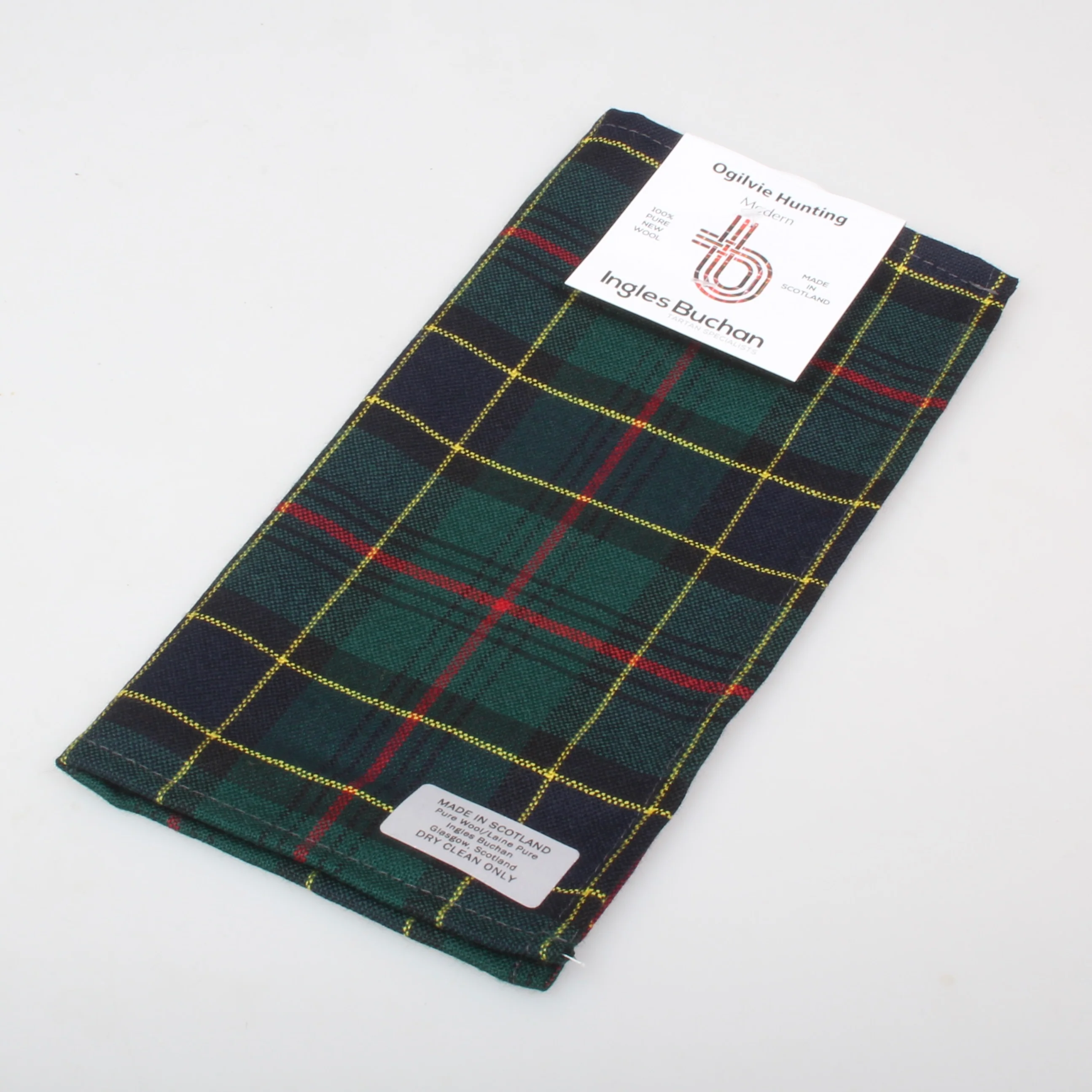 Pocket Square in Ogilvie Hunting Modern Tartan - Image 2
