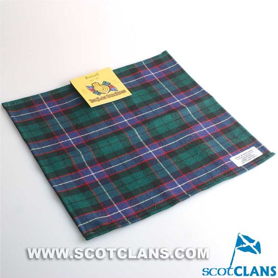 Pocket Square in Russell Modern Tartan - Image 3