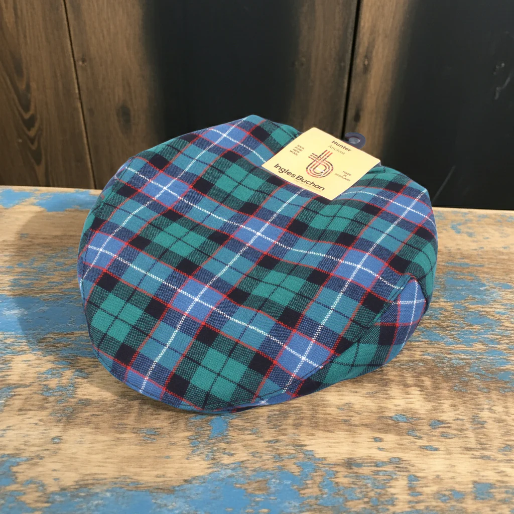 Pure Wool Country Cap in over 500 Tartans