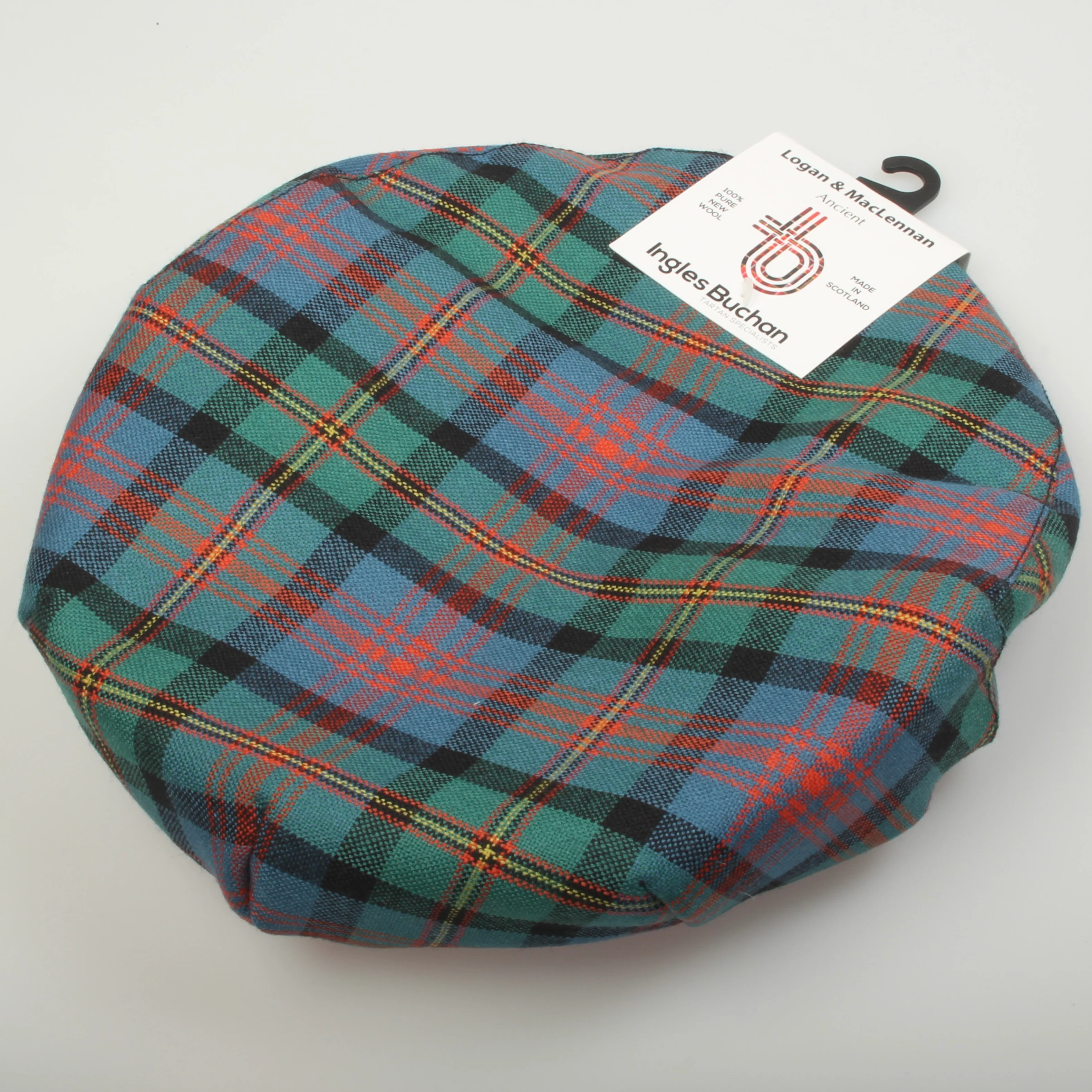 Pure Wool Golf Cap in Logan / MacLennan Ancient Tartan