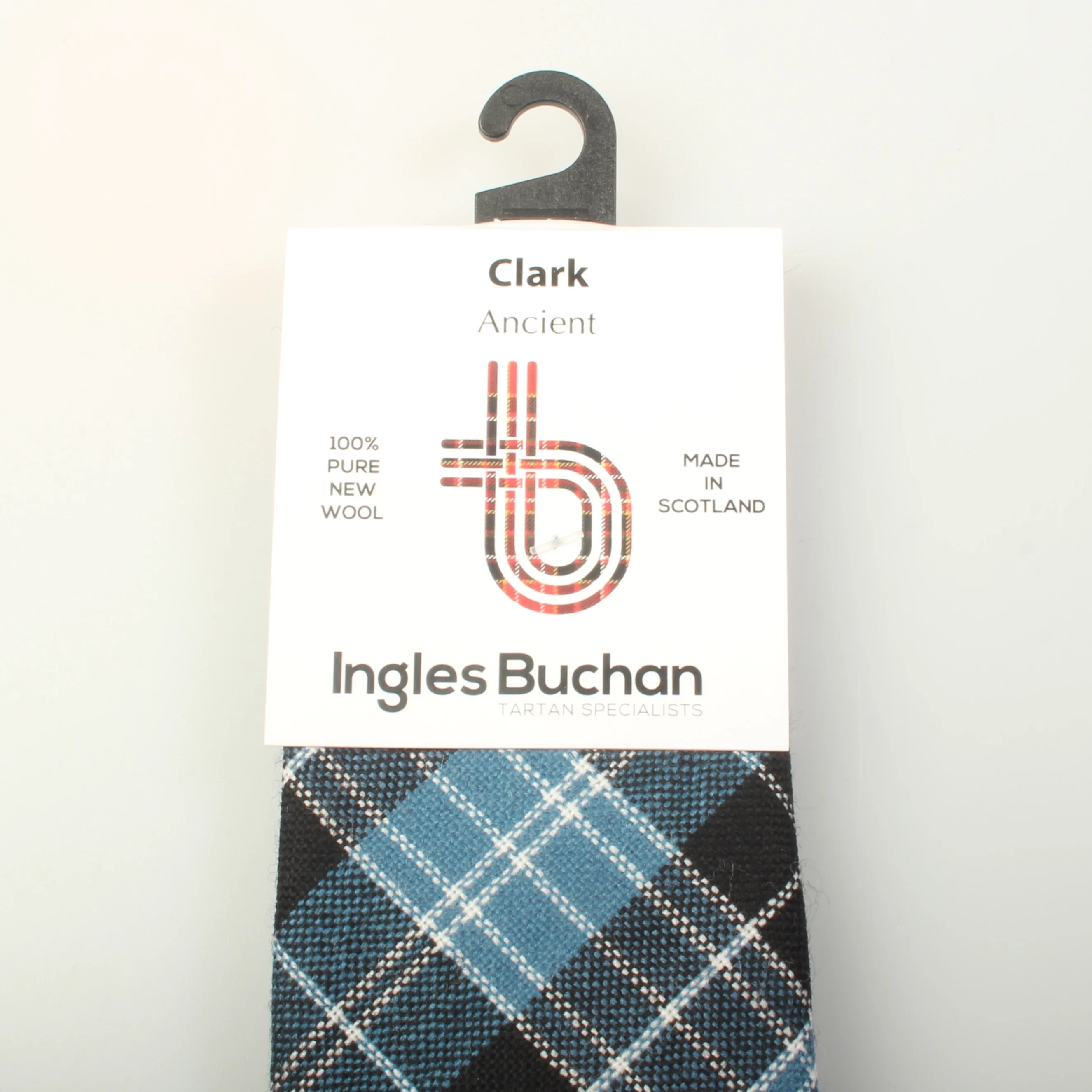 Pure Wool Tie in Clark Tartan - Image 5