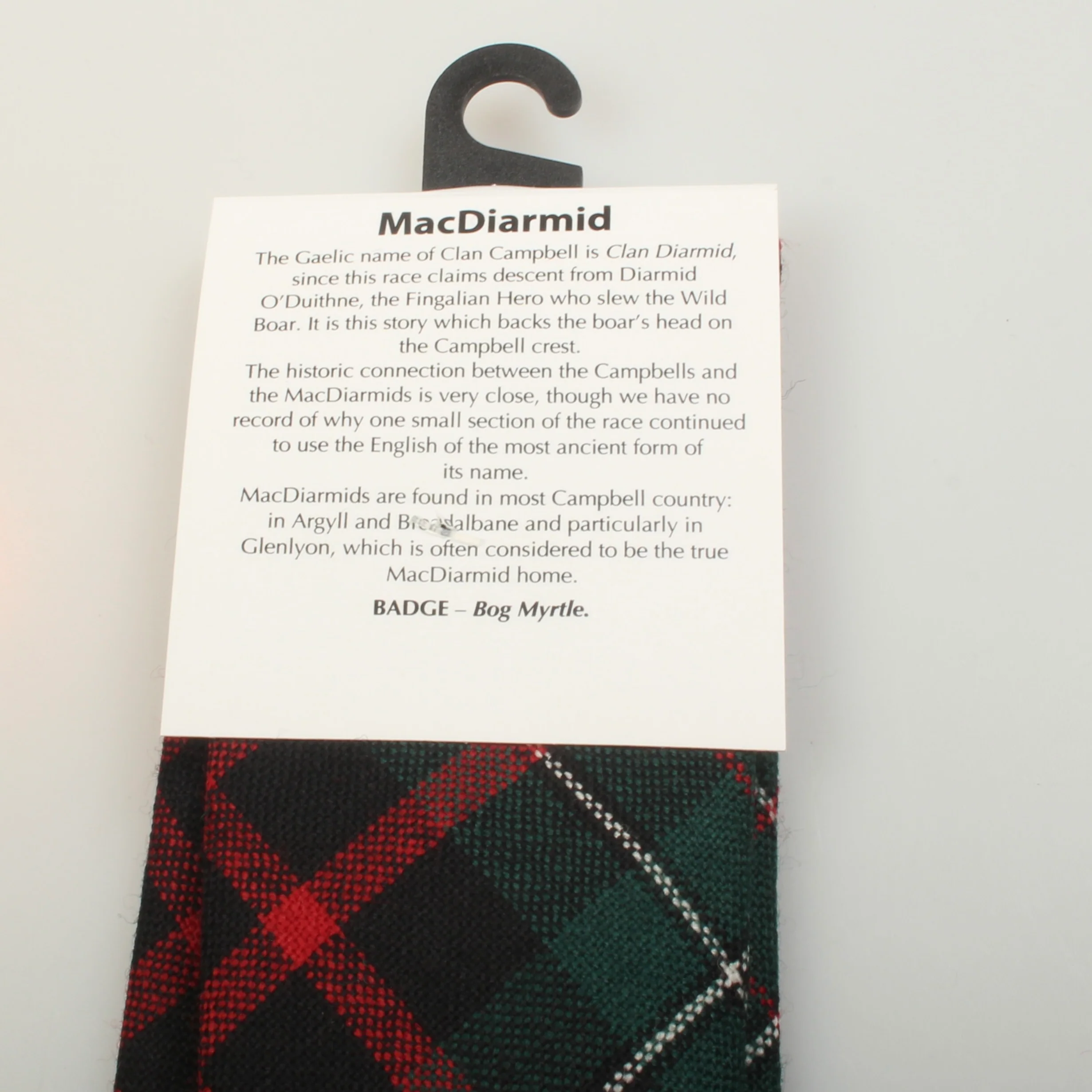 Pure Wool Tie in MacDiarmid Tartan. - Image 3