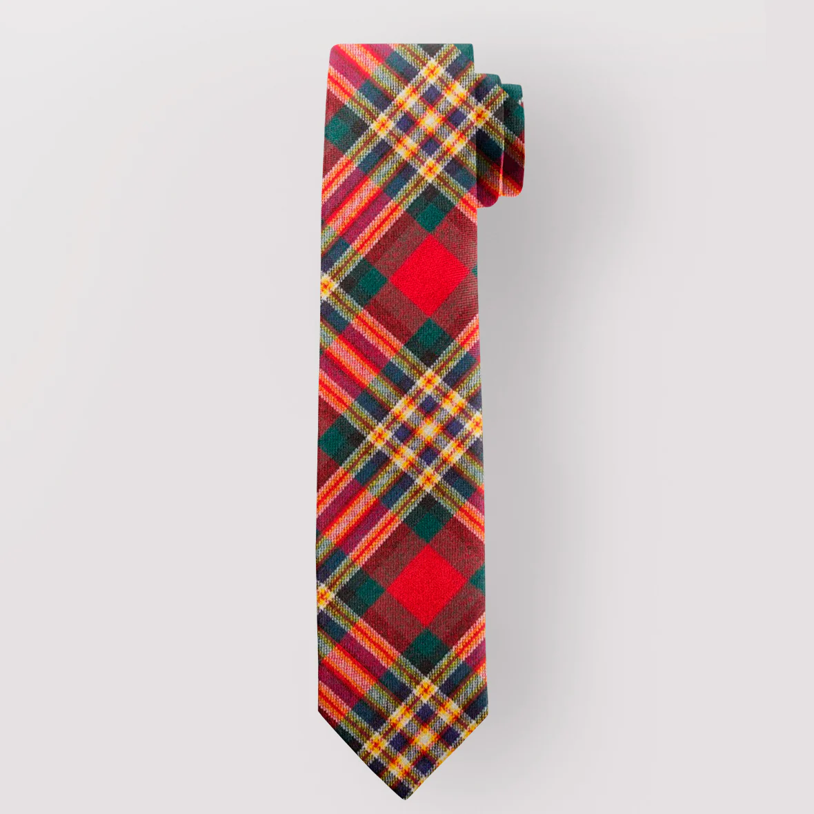 Pure Wool Tie in MacGill Modern Tartan - Image 3