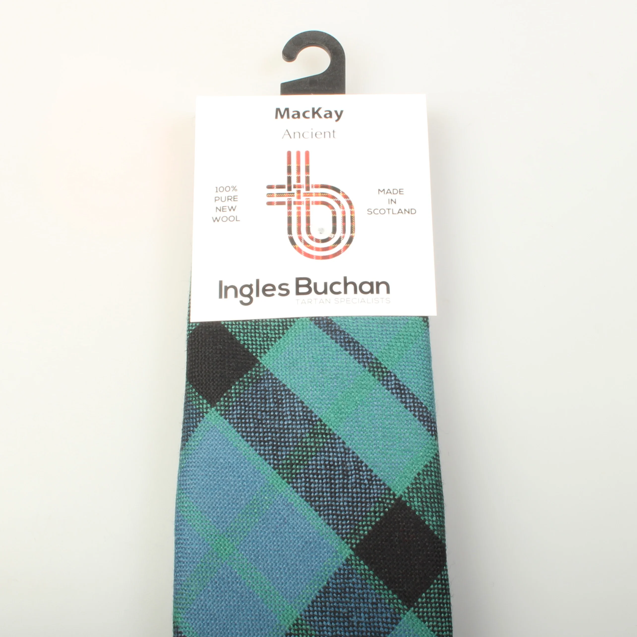 Pure Wool Tie in MacKay Ancient Tartan - Image 3