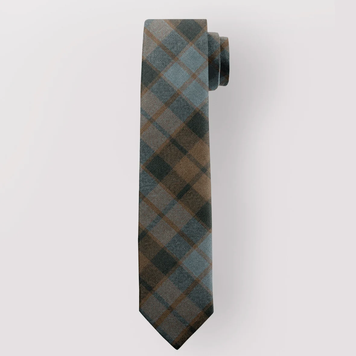 Pure Wool Tie in MacKay Weathered Tartan. - Image 3