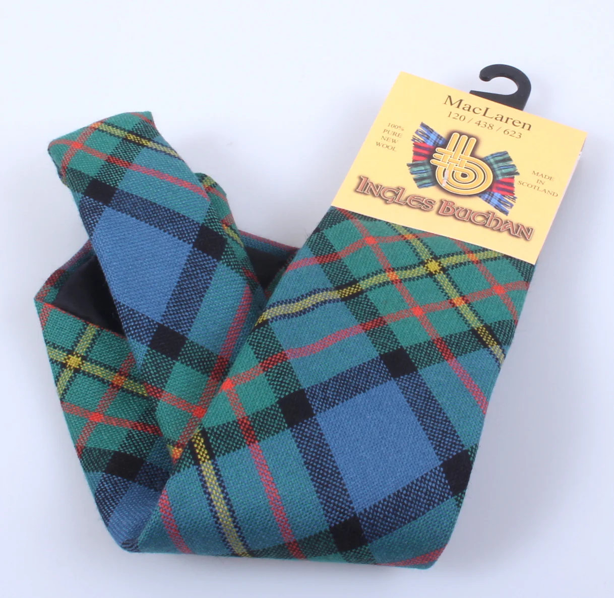 Pure Wool Tie in MacLaren Ancient Tartan - Image 3