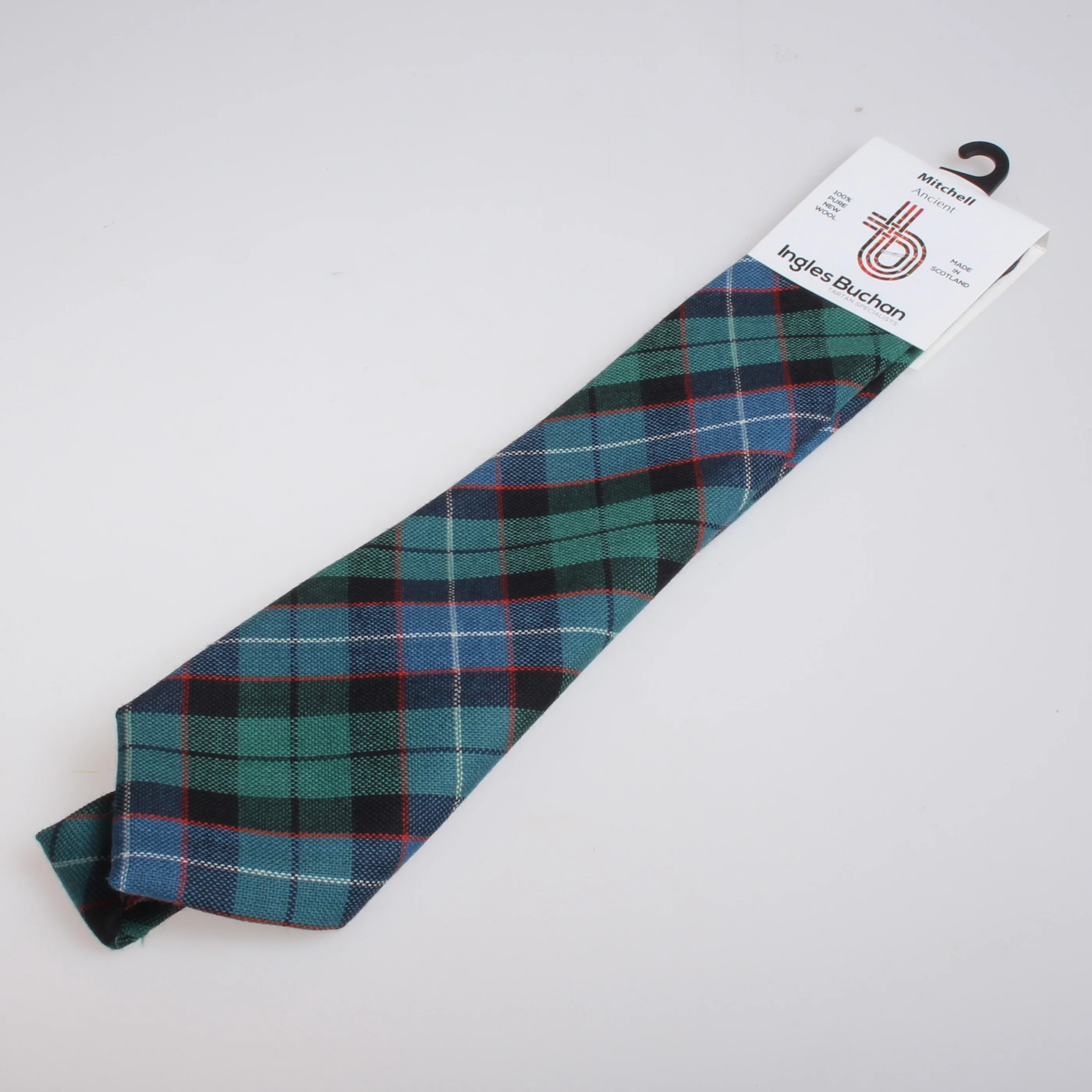 Pure Wool Tie in Mitchell Ancient Tartan