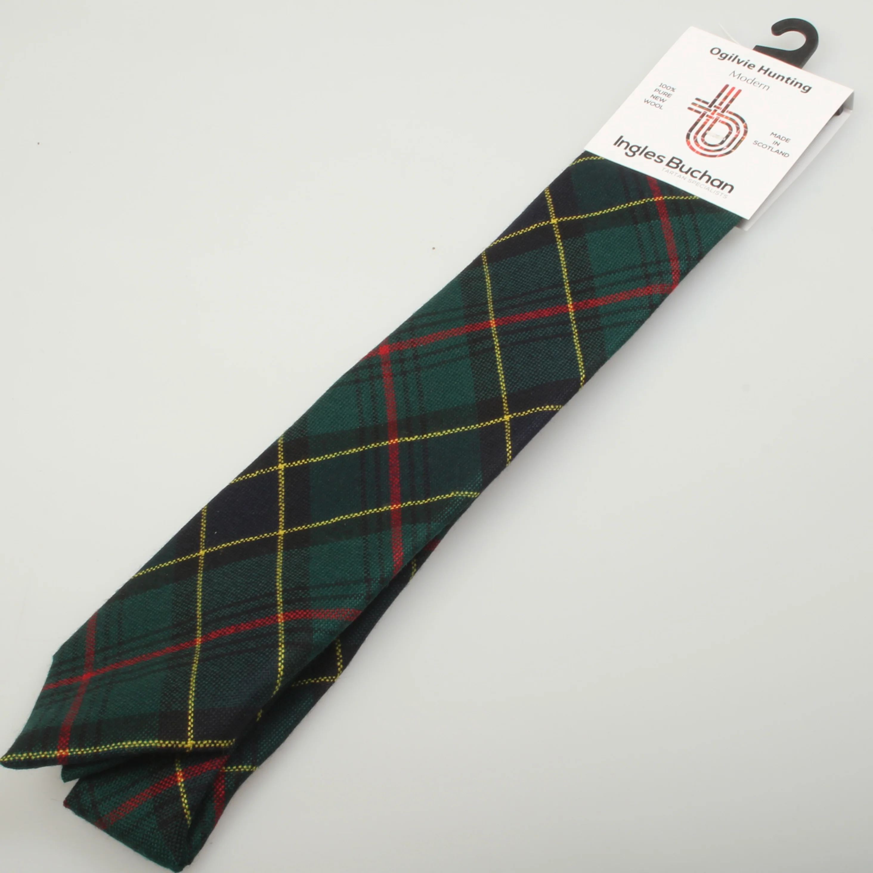 Pure Wool Tie in Ogilvie Hunting Modern Tartan