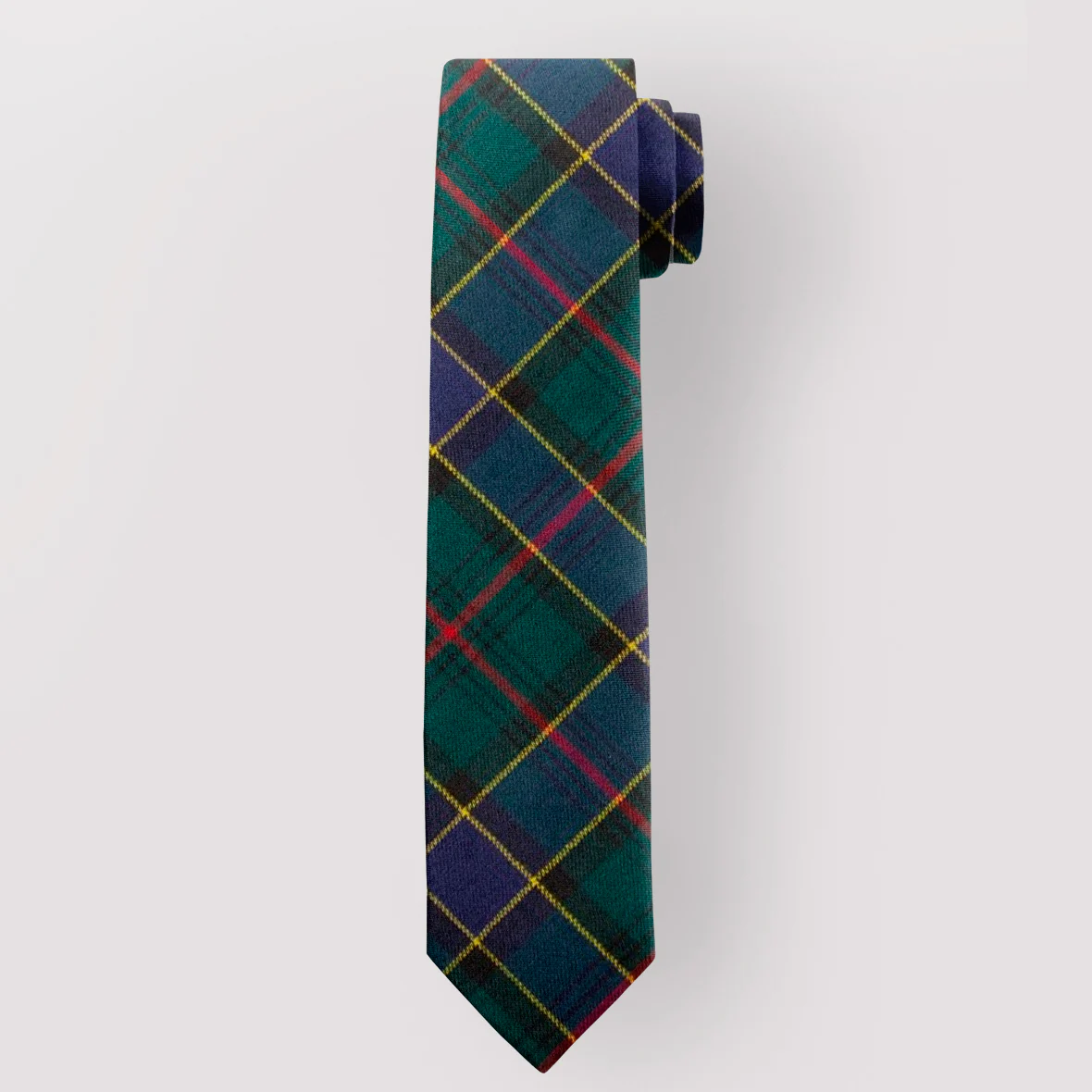 Pure Wool Tie in Ogilvie Hunting Modern Tartan - Image 2