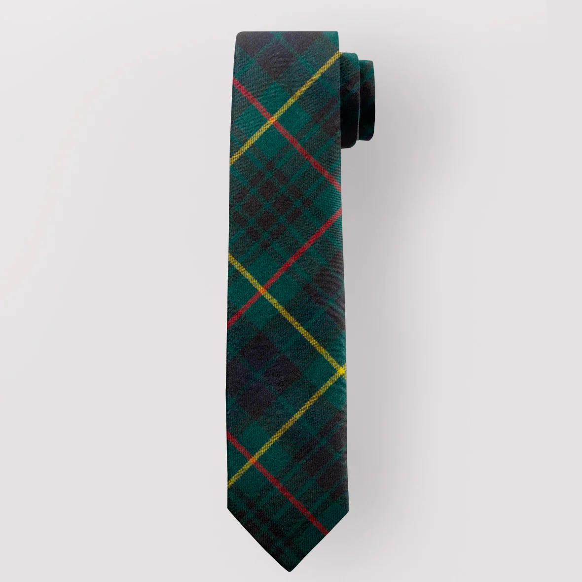 Pure Wool Tie in Stewart Hunting Modern Tartan - Image 2