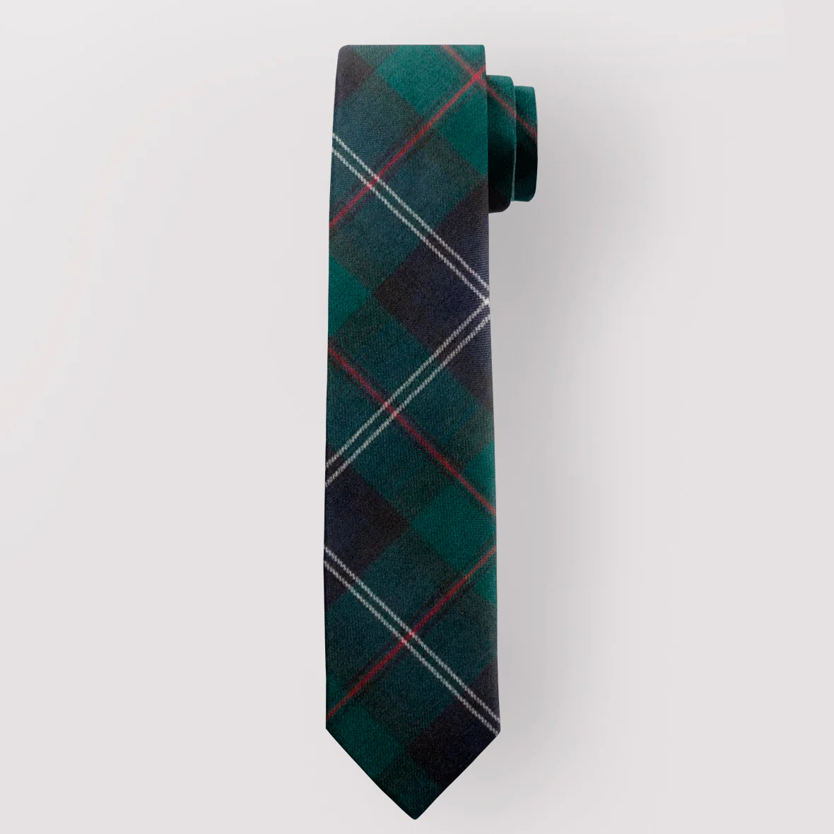 Pure Wool Tie in Urquhart Modern Tartan. - Image 2