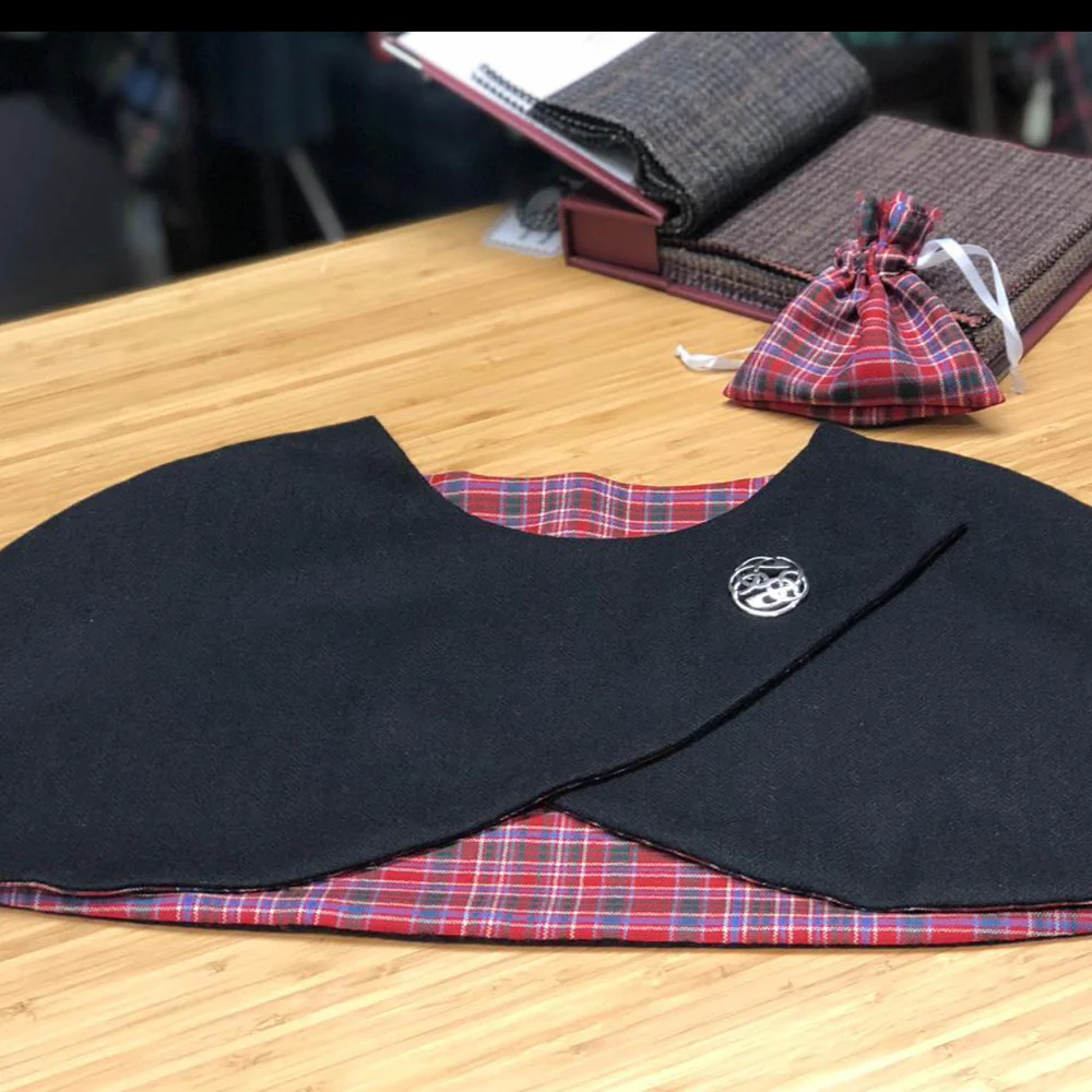 Reversible Crossover Capelet - choose your tartan and tweed - Image 5