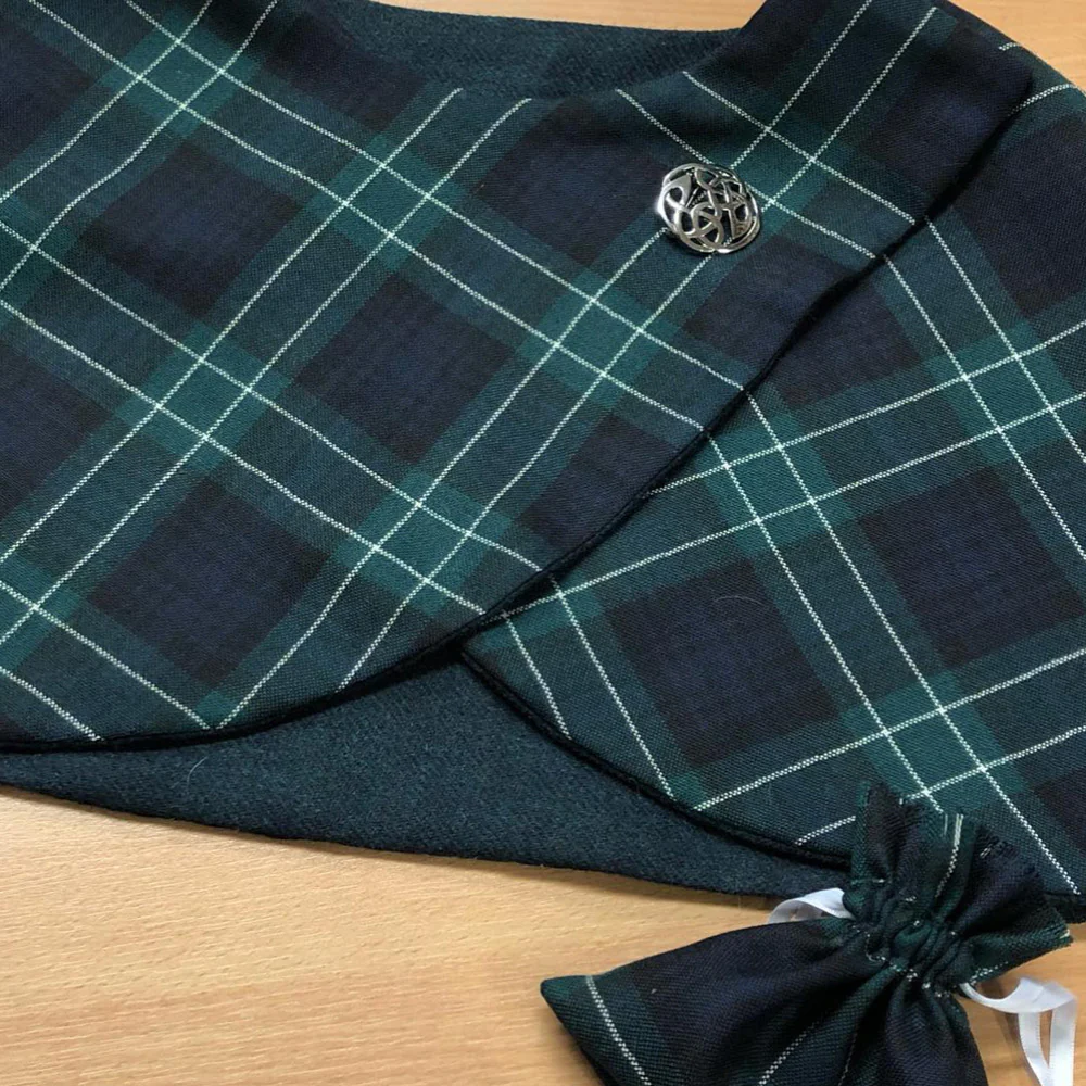 Reversible Crossover Capelet - choose your tartan and tweed - Image 6