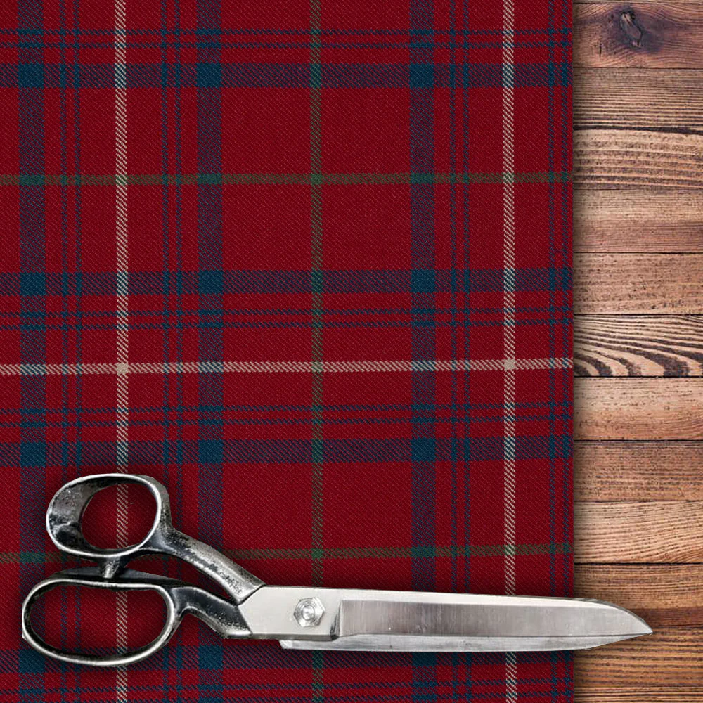 Rose Red Muted  - Old and Rare Tartan  Medium