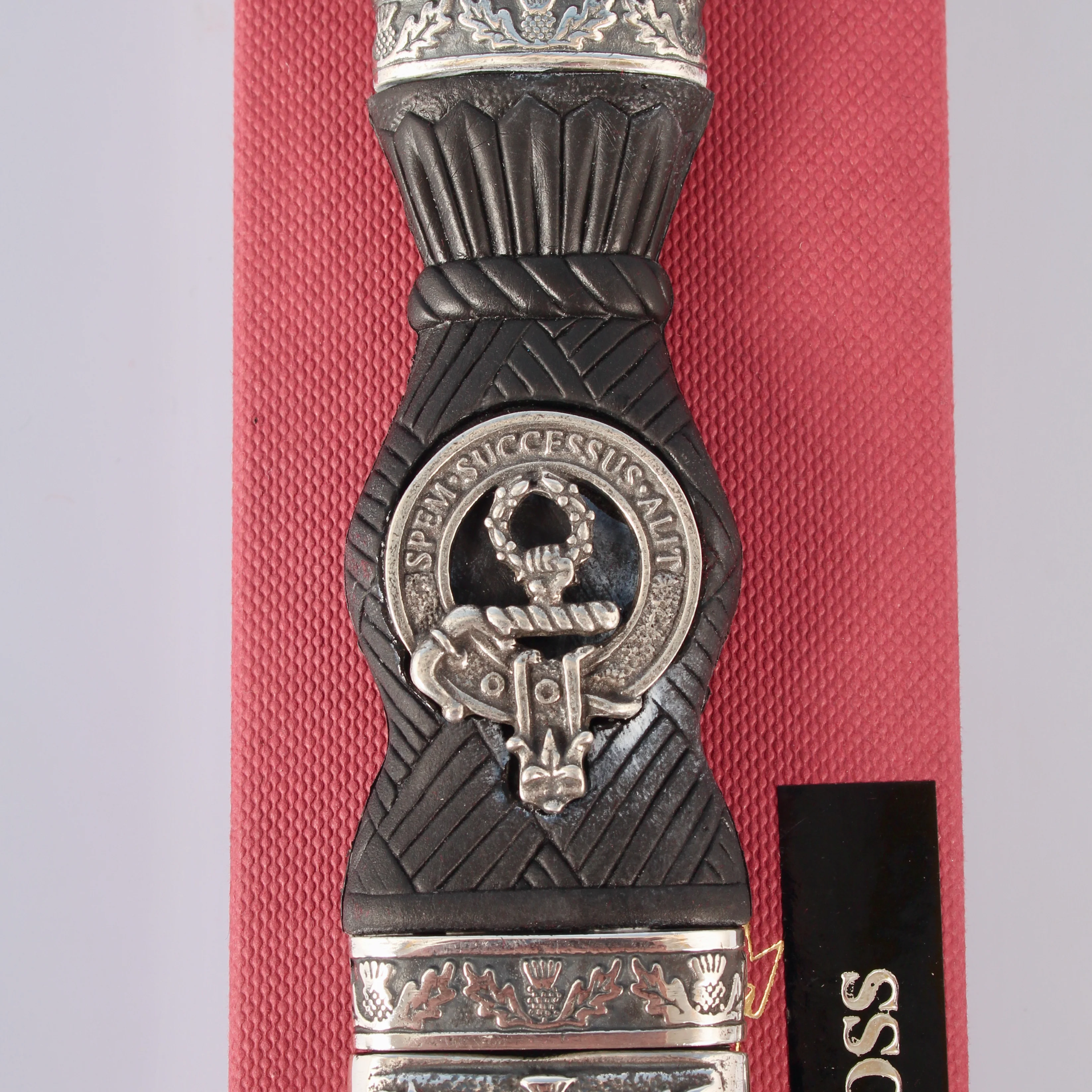 Ross Clan Crest Sgian Dubh - Stone Top - Image 2