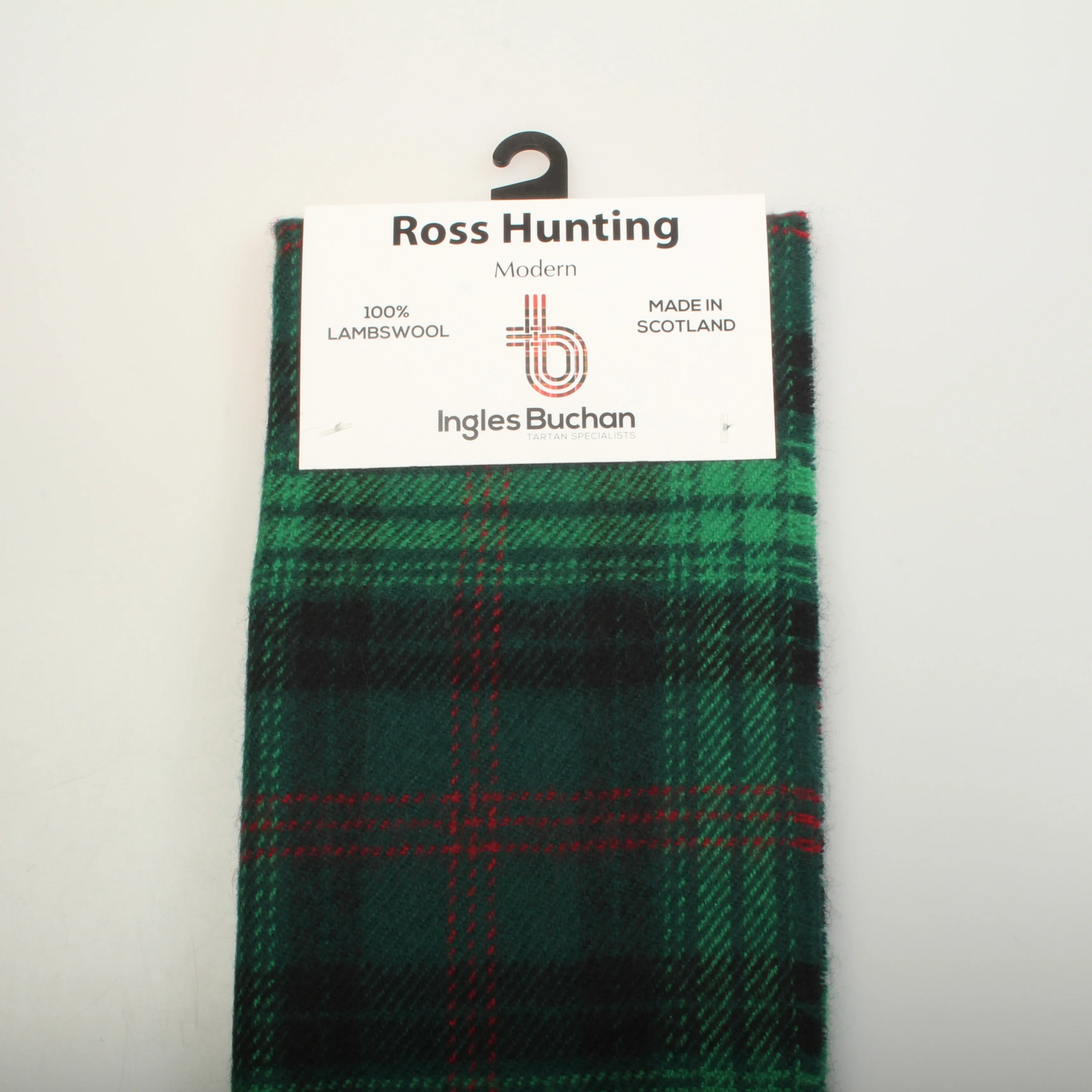Ross Hunting Modern Lambswool Scarf - Image 3