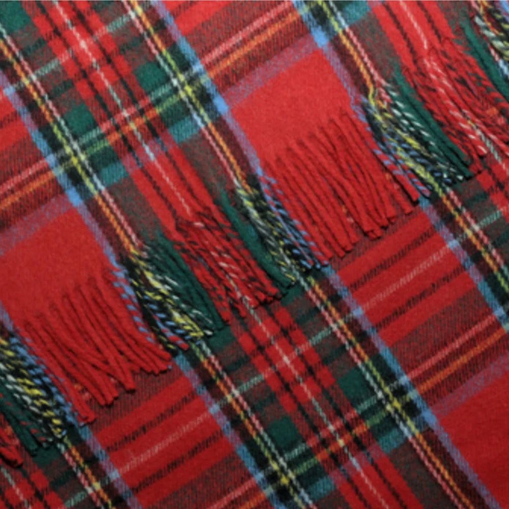 Royal Stewart Tartan Throw Rug