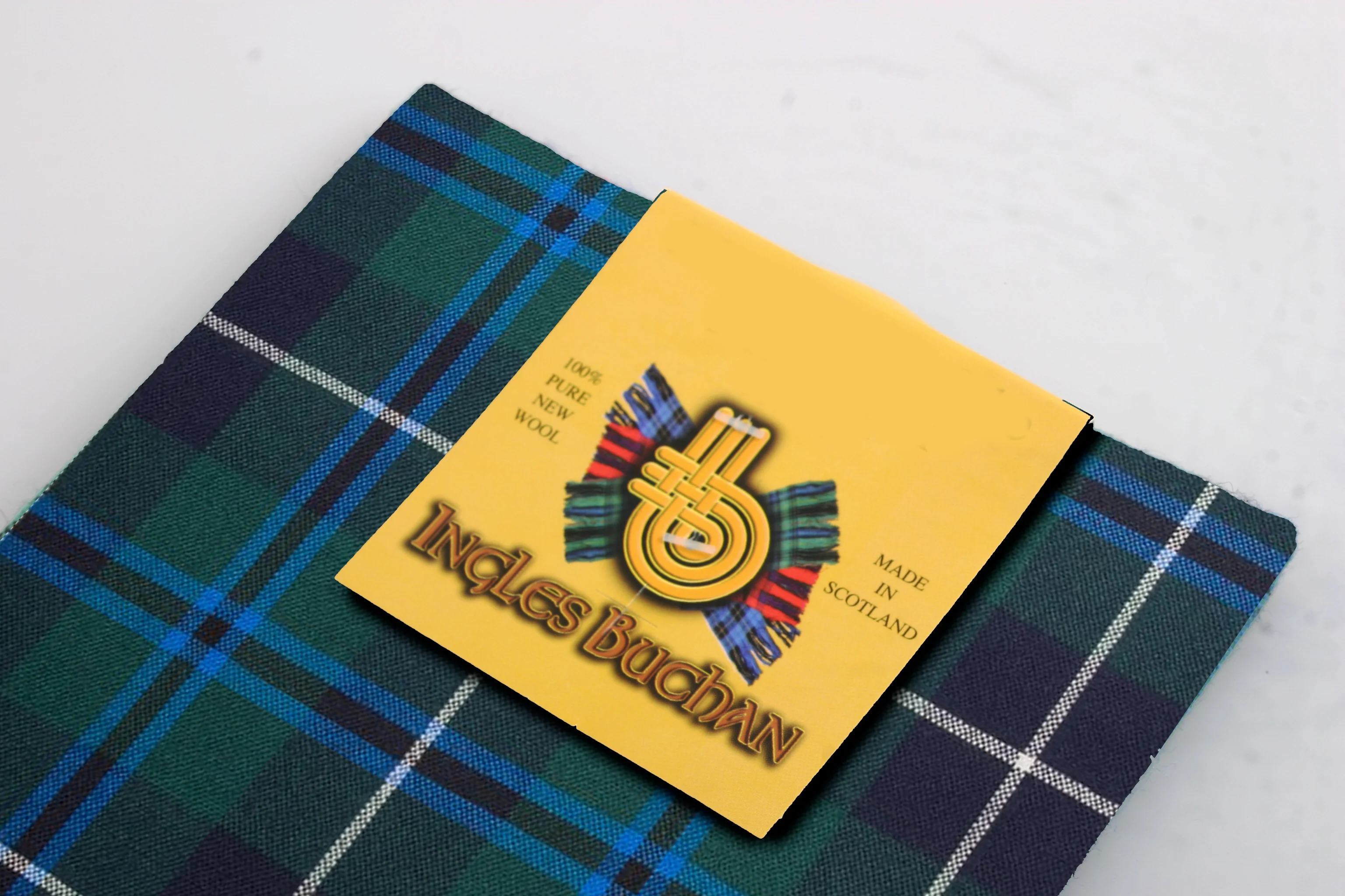 Scarf in Douglas Modern Wool Tartan. - Image 2