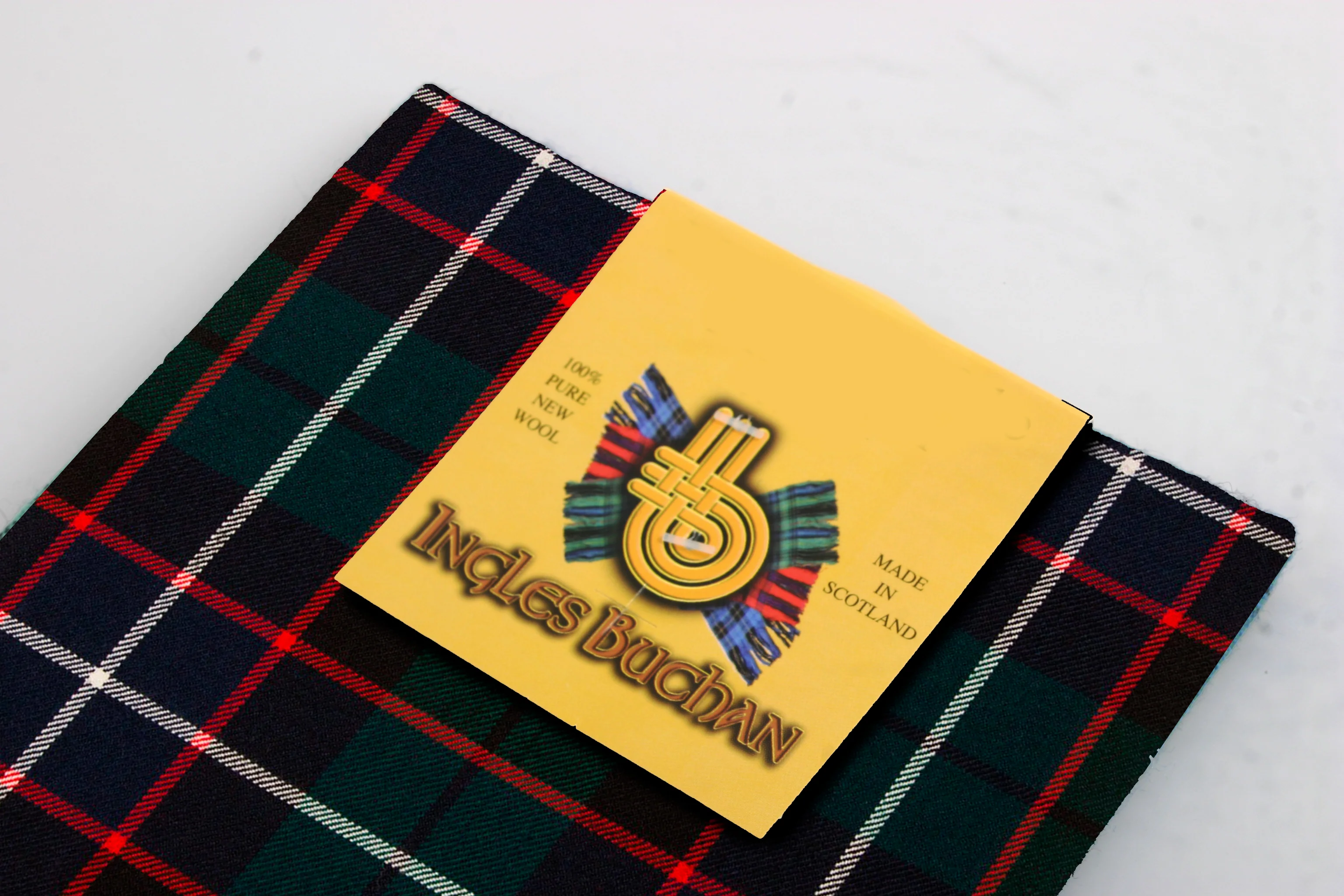 Scarf in Galbraith Modern Wool Tartan - Image 2