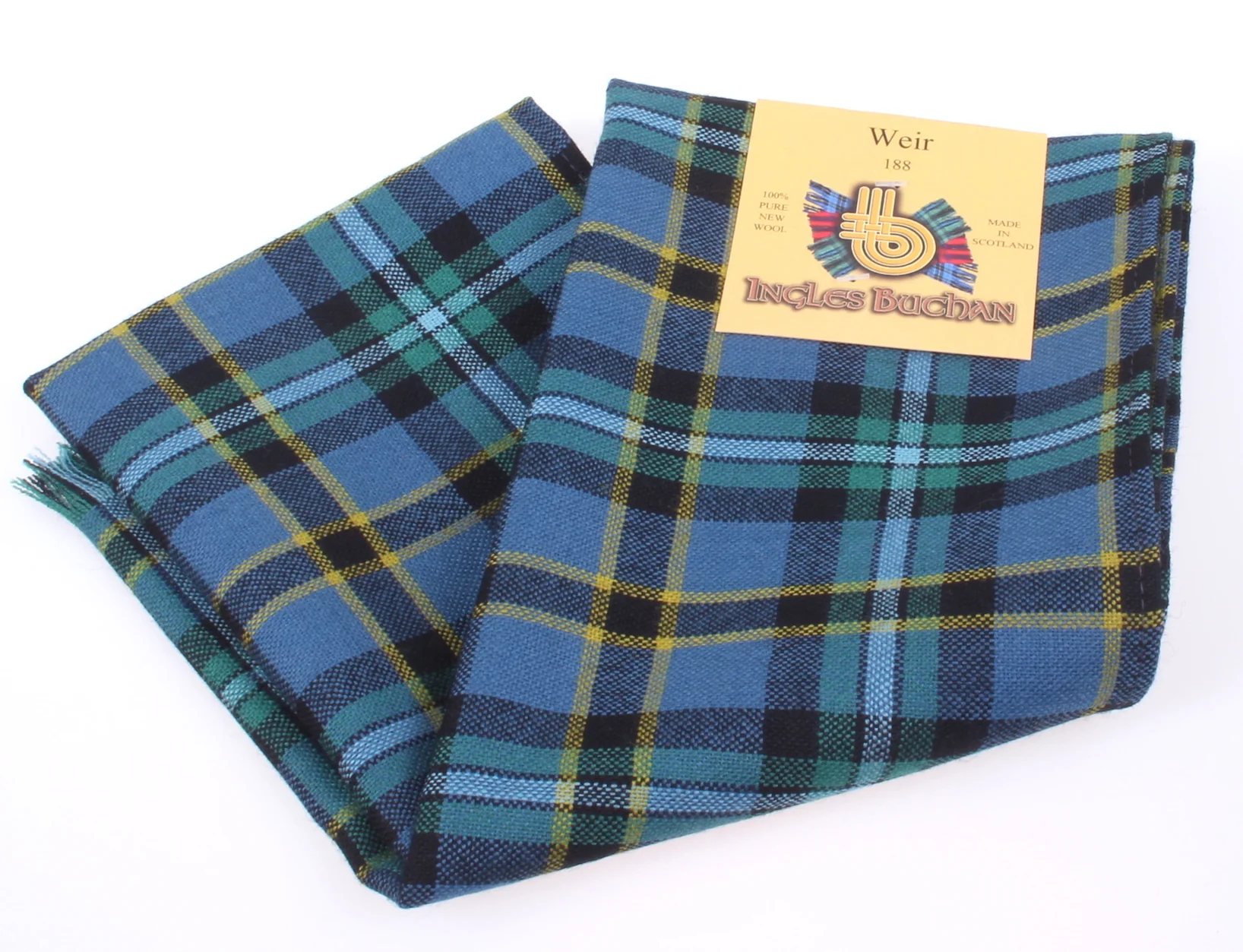 Scarf in Weir Ancient Tartan - Image 2