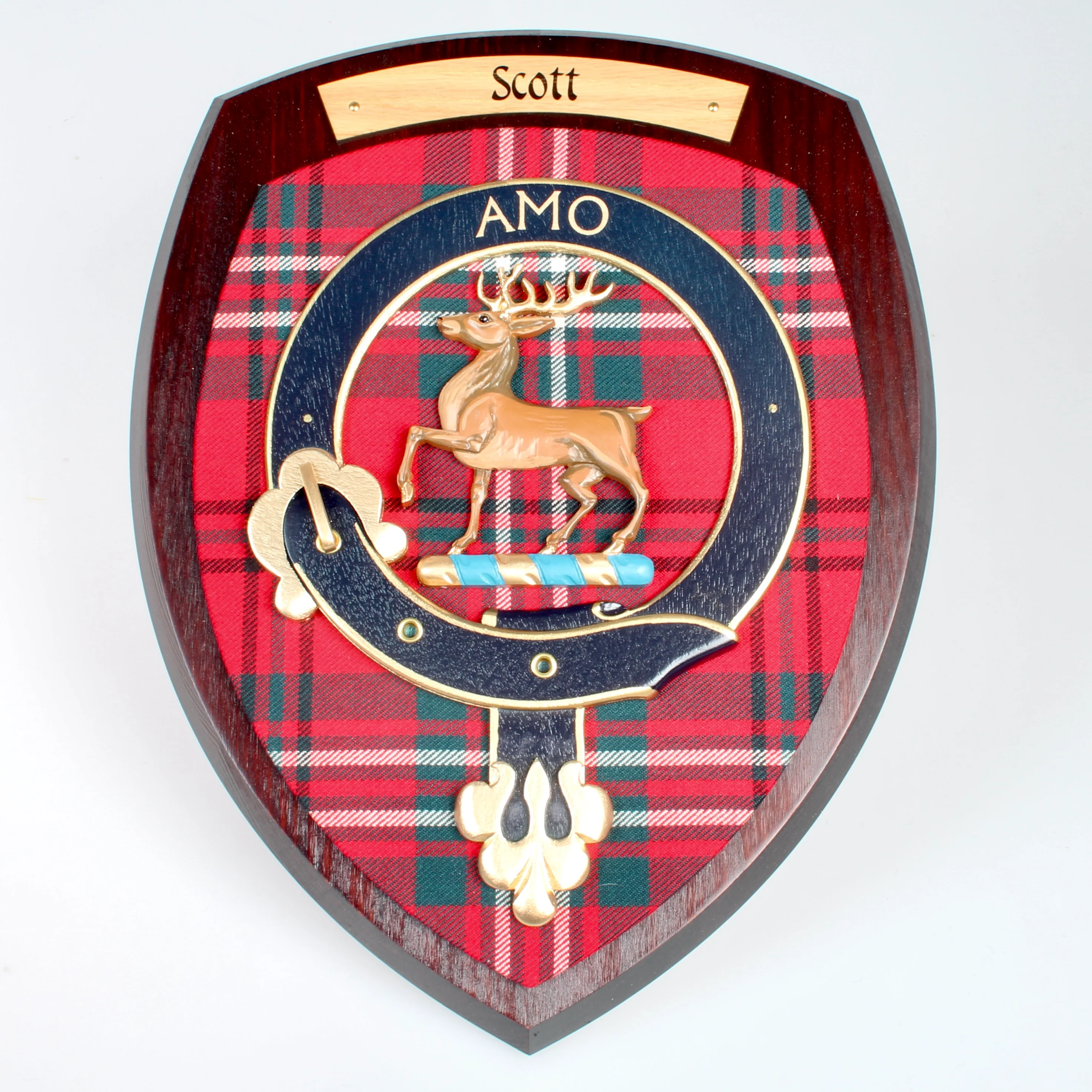 Scott Clan Crest Wall Plaque.