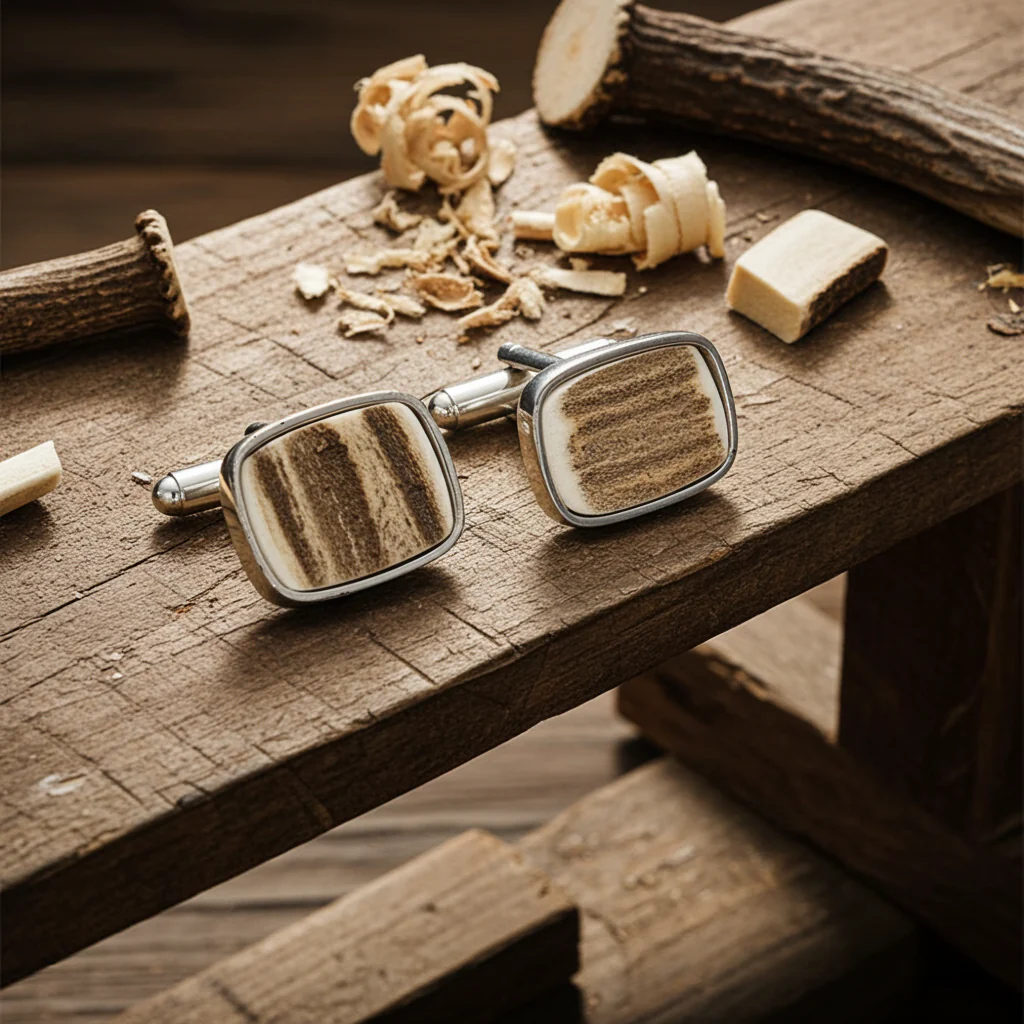 Scottish Staghorn Cufflinks - Image 3