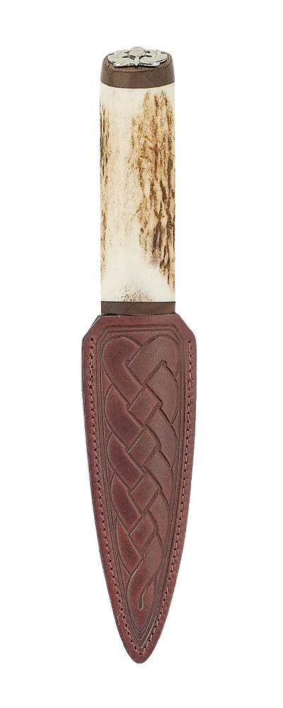 Scottish Staghorn Sgian Dubh With Walnut - Image 3