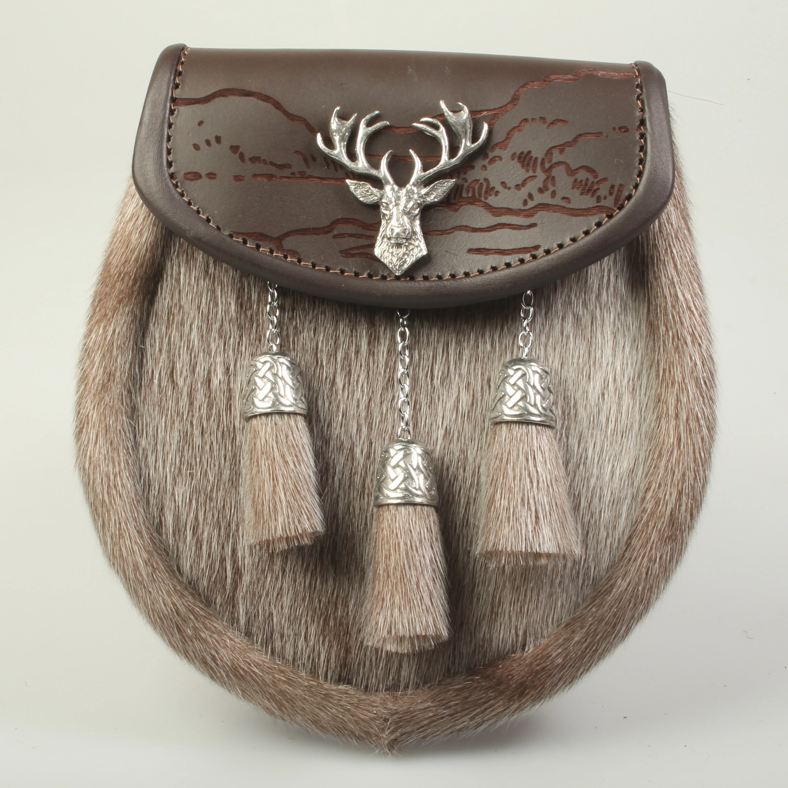 Semi Dress Sporran - Highland Stag - Image 6