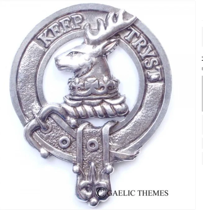 Sempill Clan Crest Badge in Pewter - Image 2