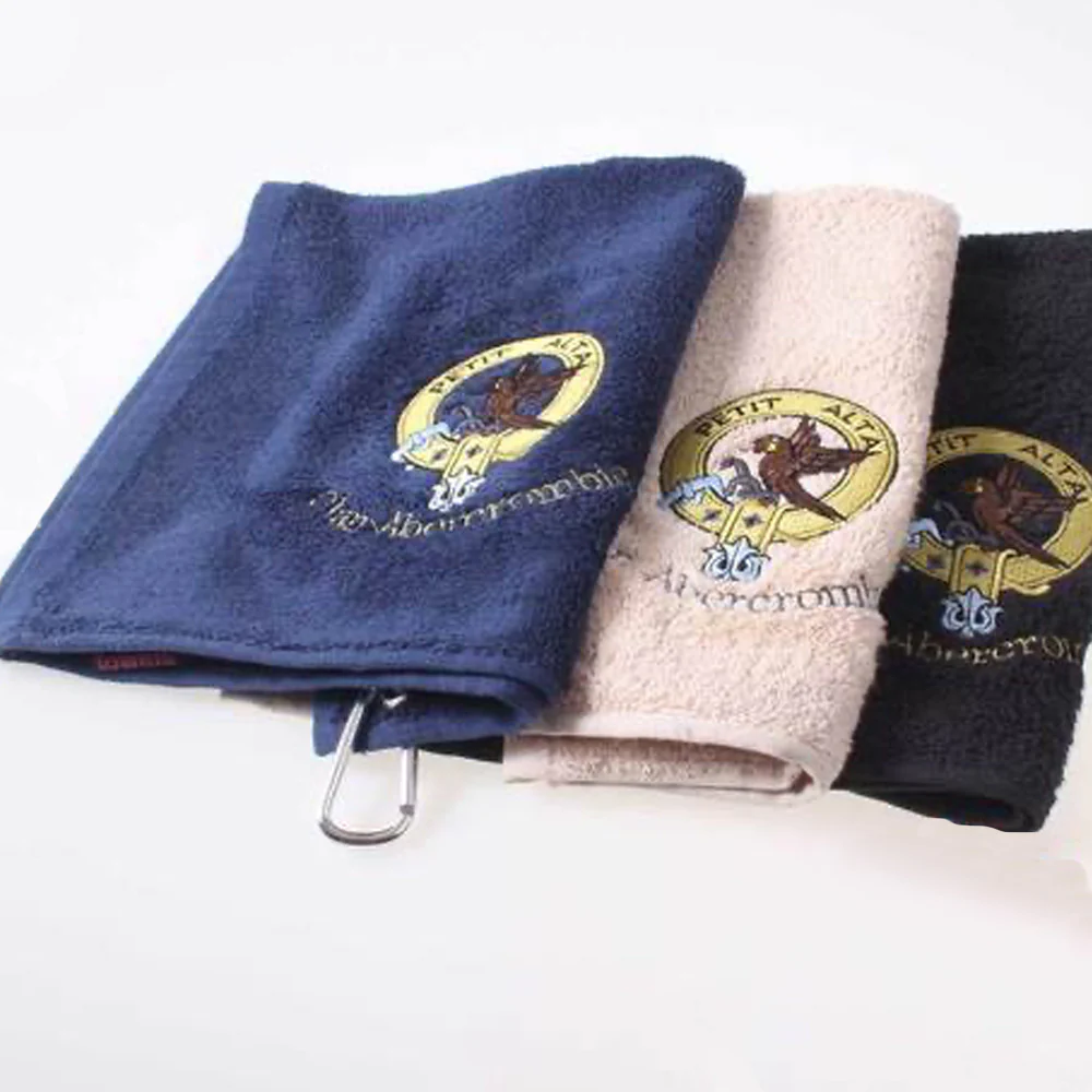 Set of Three Clan Crest Embroidered Golf Towels - Image 2