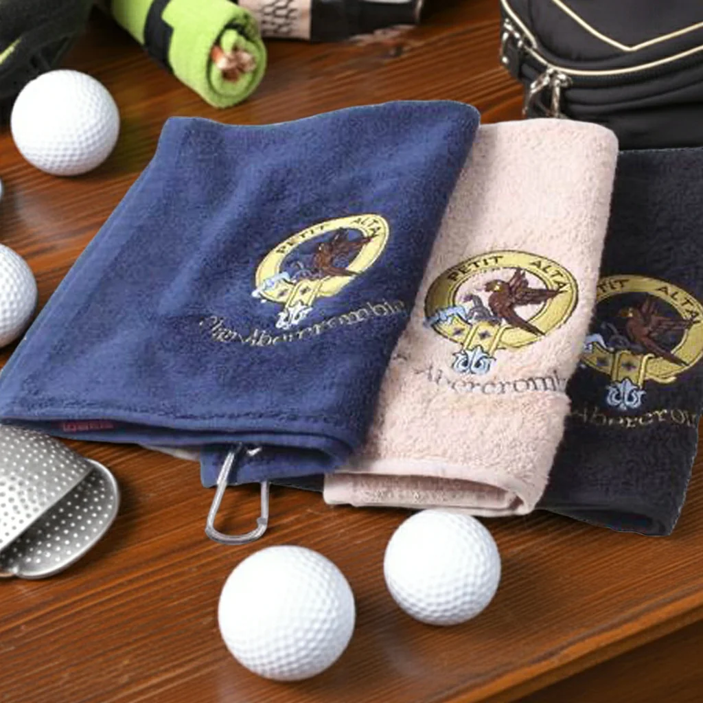 Set of Three Clan Crest Embroidered Golf Towels - Image 3