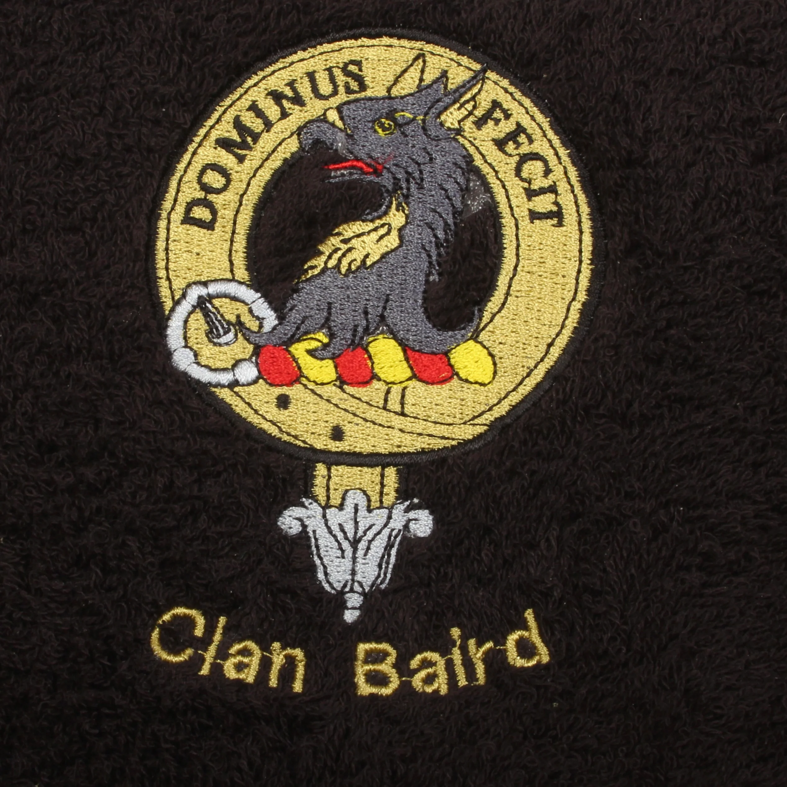 Set of Three Clan Crest Embroidered Golf Towels - Image 6