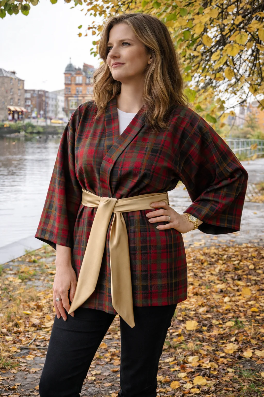 Silk Lined Loretto Jacket - Custom made in your choice of Tartan
