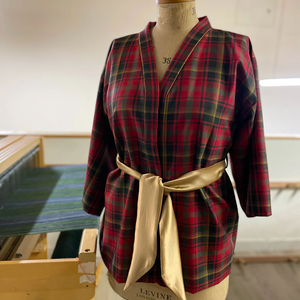 Silk Lined Loretto Jacket - Custom made in your choice of Tartan - Image 3
