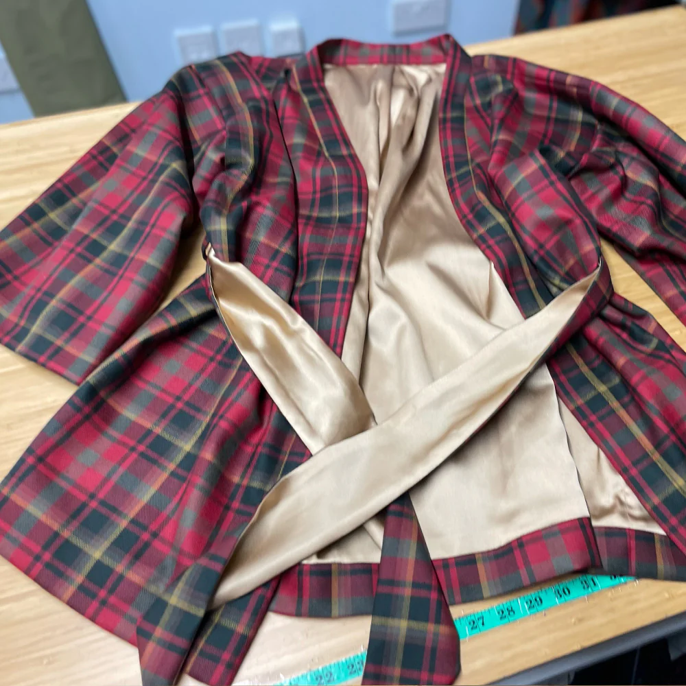 Silk Lined Loretto Jacket - Custom made in your choice of Tartan - Image 4